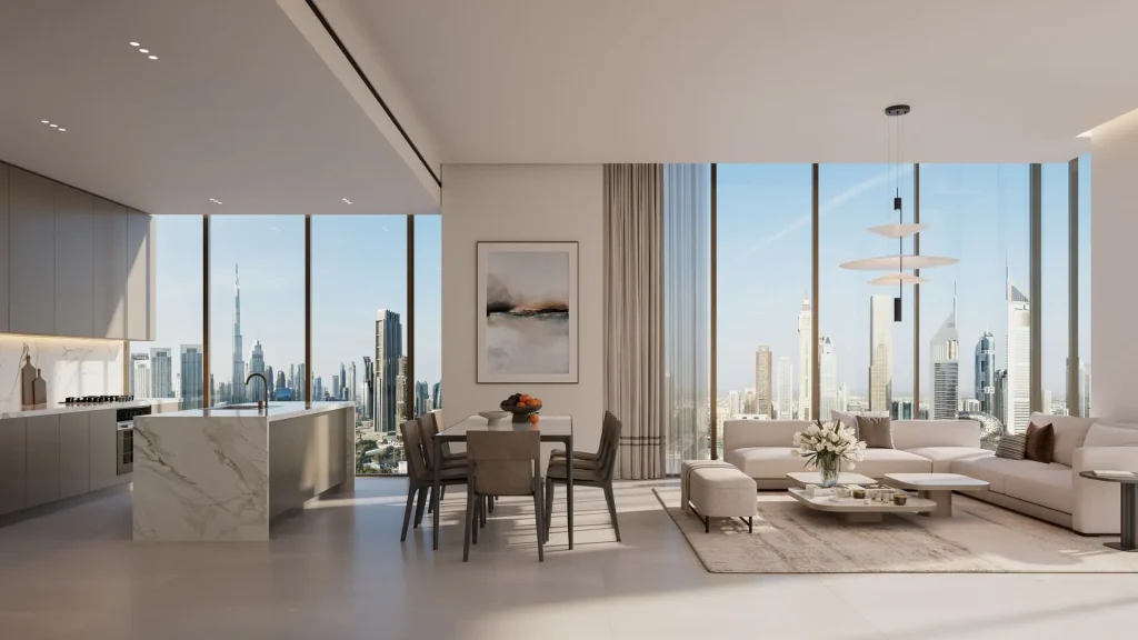 2-BR-Living-Room-The-Residences-DIFC-Zabeel-District