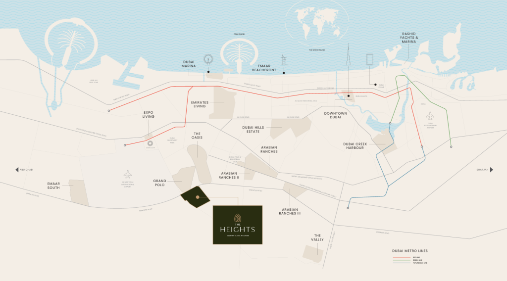 The-Heights-Country-Club-and-Wellness-Location-Map